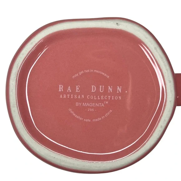 ❌SOLD❌ Rae Dunn HAPPY BIRTHDAY LL Coffee Tea Mug Cupcake Topper Lid Pink - Picture 9 of 17